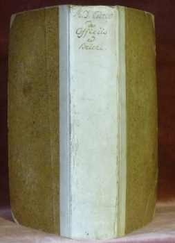 De Officiis libri tres. Ad probatissimorum quorumque exemplarium fidem emendati …