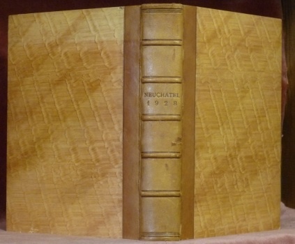 Neuchâtel 1928. Beaux-arts - Arts appliqués - Architecture - Littérature.