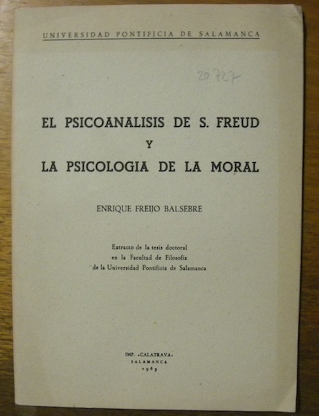 El psicoanalisis de S. Freund y la psicologia de la …