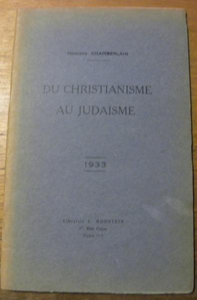 Du christianisme au judaïsme.