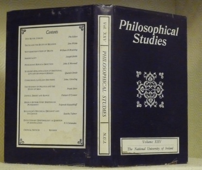 PHILOSOPHICAL STUDIES. Volume XXV.