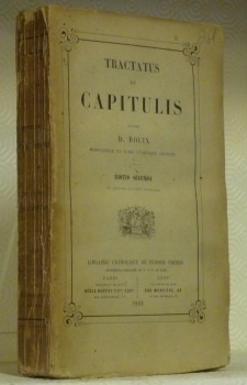 Tractatus de capitulis. Editio seconda.