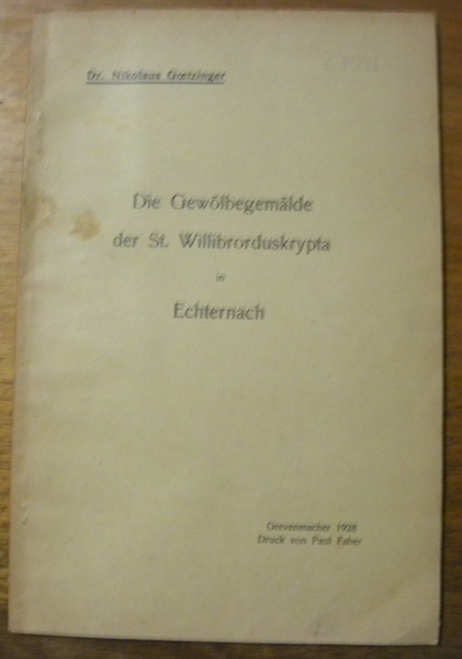 Die Gewölbegemälde der St. Willibrorduskrypta in Echternach.