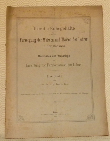 Über die Ruhegehalte und die Versorgung der Witwen und Waisen …