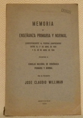 Memoria de ensenanza primario y normal. Correspondiente al periodo comprendido …