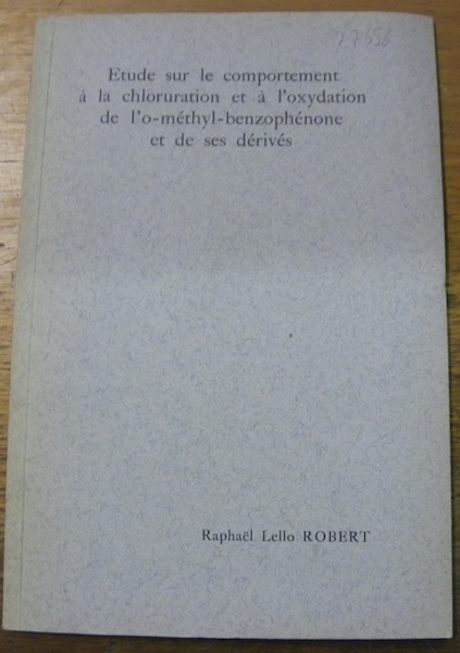 Etude sur le comportement à la chloruration et à l’oxydation …