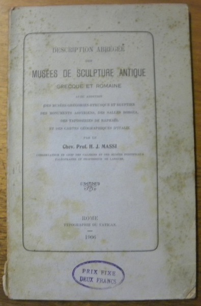 Description abrégée des musées de sculpture antique grecque et romaine …