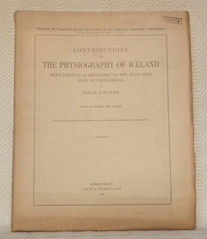 Contributions to the physiography of Iceland with particular reference to …
