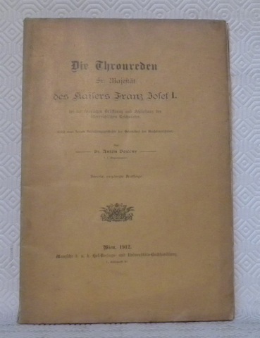 Die Chronreden Sr. Majestät des Kaisers Franz Josef I. bei …