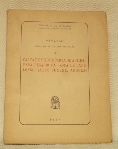 Carta de solos e carta de aptidao para regadio da …