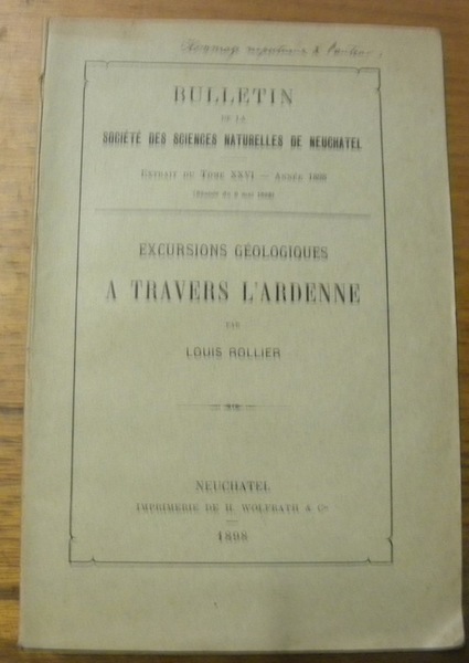 Excursions Géologiques à travers l’Ardenne. Bulletin de la Société des …