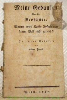 Meine Gedanken über die Brochüre: Warum wird Kaiser Joseph von …
