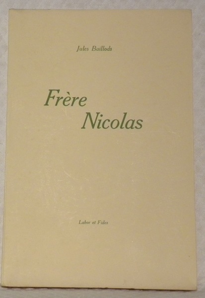 Frère Nicolas.