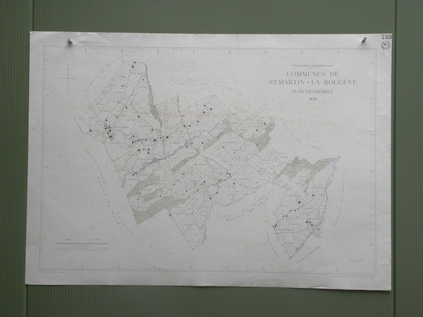 Commune de St-Martin - La Rougère. Plan d’ensemble. Levé par …