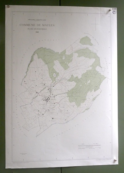 Commune de Maules. Plan d’ensemble. Levé par E. Pochon. Carte …