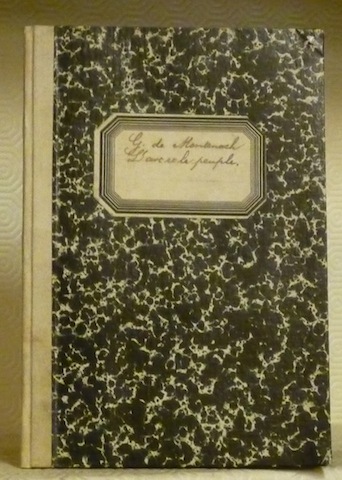 L’Art et le Peuple. Avec une lettre de M. L’Abbé …
