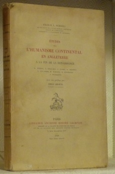 Etudes sur l’humanisme continental en Angleterre à la fin de …