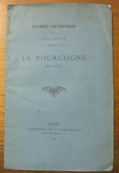Document contemporain. La Bourgogne en 1797.