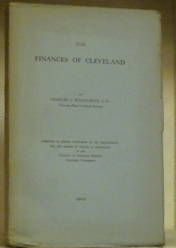 The Finances of Cleveland. Submitted in partial fulfilment of the …