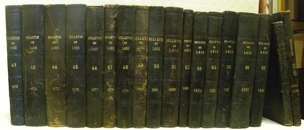 BULLETIN des loix, décrets, arrêtés et autres actes publics du …