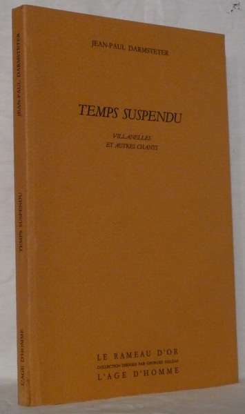 Temps suspendu. Collection Le Rameau d’Or.