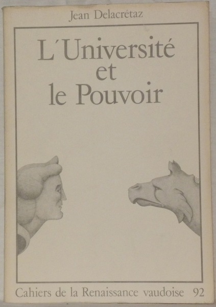 L’université et le pouvoir.