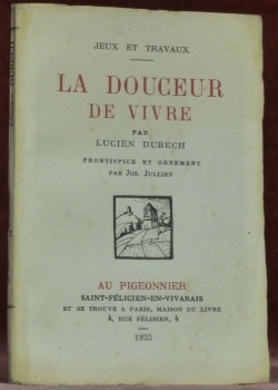 La Douceur de Vivre. Coll. Jeux et Travaux. Frontispice et …