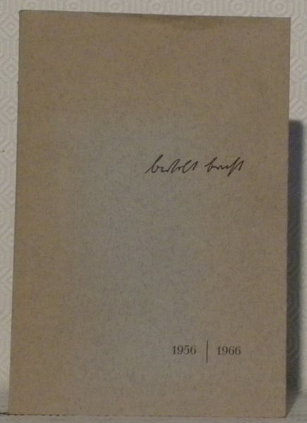 BERTOLT BRECHT. Ways of performing Brecht. He who said no. …