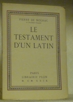 Les testament d’un latin.