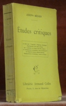 Etudes critiques.
