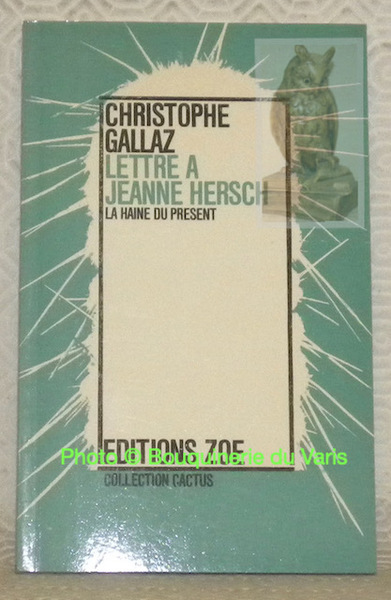 Lettre à Jeanne Hersch. Collection Cactus.