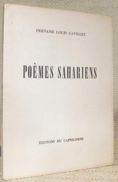 Poèmes Sahariens.