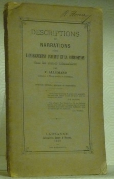 Descriptions et narrations pour l’enseignement intuitif et la composition dans …