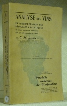Analyse des vins et interprétation des résultats analytiques en vue …