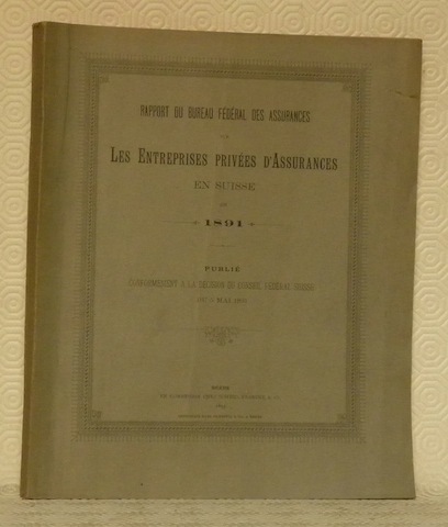 Rapport du Bureau Fédéral des Assurances sur les Entreprises privées …