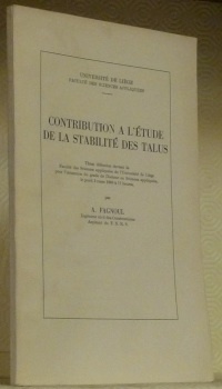 Contribution à l’étude de la stabilité des talus. Thèse.
