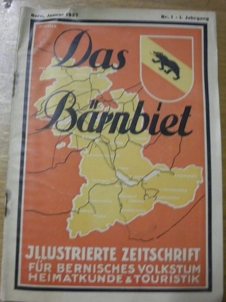 DAS BÄRNBIET. Bern, Januar 1927. Nr. 1. - 1. Jahrgang. …