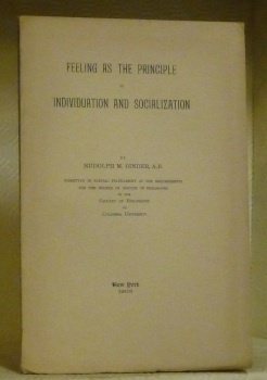 Feeling as the principle of individuaton and socialization.