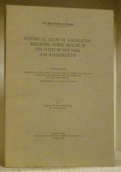 Historical study of legislation regarding public health in the States …
