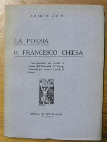 La poesia di Francesco Chiesa. Tesi.