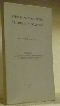 Official positions after the time of Constantine. Diss.