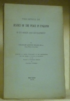 The office of justice of the peace in England in …