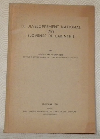 Le développement national des slovènes de Carinthie.