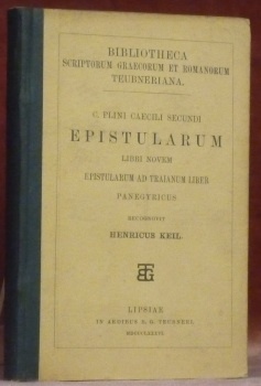 C. Plini Caecili Secundi Epistularum. Libri novem. Epistularum ad Traianum …