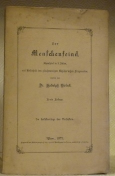 Der Menschenfeind. Schauspiel in 3 Akten.