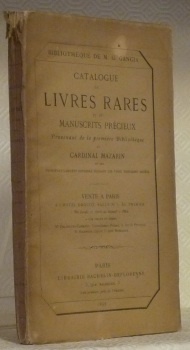Bibliothèque de M. G. Gancia. Catalogue de livres rares et …
