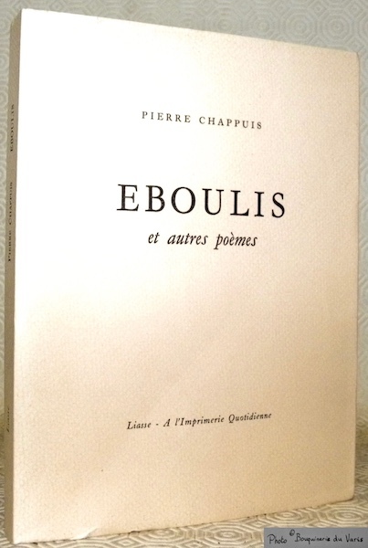 Eboulis et autres poèmes.