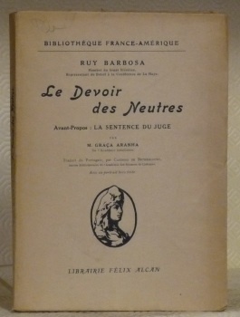 Le devoir des neutres. Avant-propos : La sentence du juge …