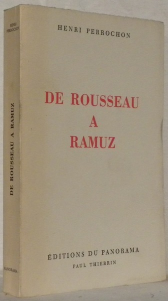 De Rousseau à Ramuz.