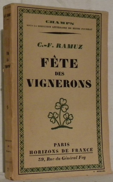 Fête des Vignerons. Collection Champs.